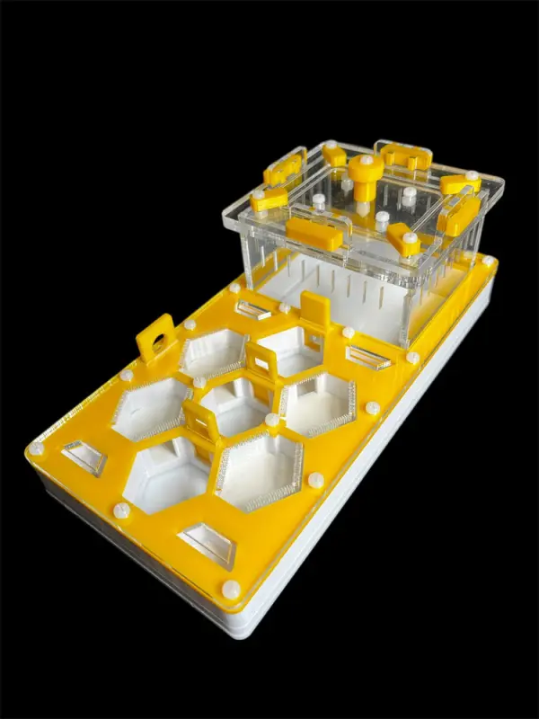 ANTMART Honeycomb Yellow 220x110 Ant Farm, Variant A