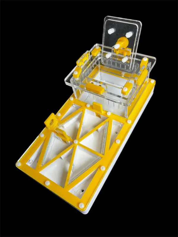 ANTMART Flow Yellow 220×110 Ant Farm, Variant B