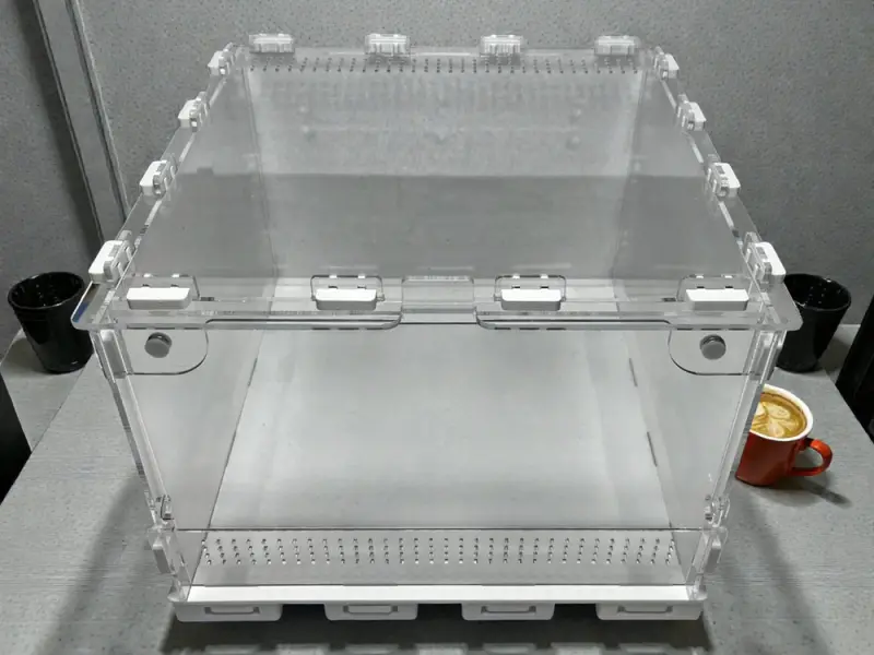ANTMART 300×300×200 mm Acrylic and PETG Terrarium