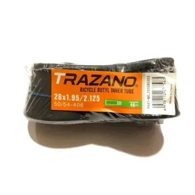 Велосипедная камера Trazano 26×1,95–2,125 AV 48 мм