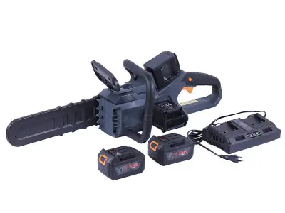 Акумуляторна ланцюгова пилка TTG SF8J120, 12″, 40 В, 2×4 А·год, із зарядним пристроєм