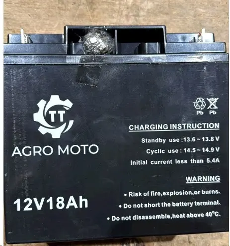 Аккумулятор AGM 12V 18Ah 175x87x155