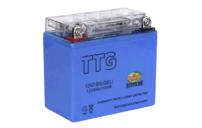 Гелевый аккумулятор 12N7-BS, 12 V 7 А·ч, с индикатором заряда