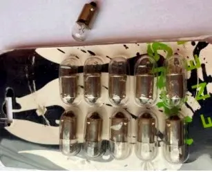 Лампа панели приборов мотоцикла 12V 4W VDK-2, 10 шт.