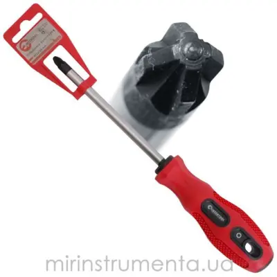 Отвертка крестовая INTERTOOL PZ2 × 125 мм