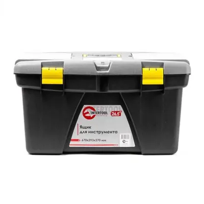Ящик для інструментів INTERTOOL 26.5, 670×393×370 мм