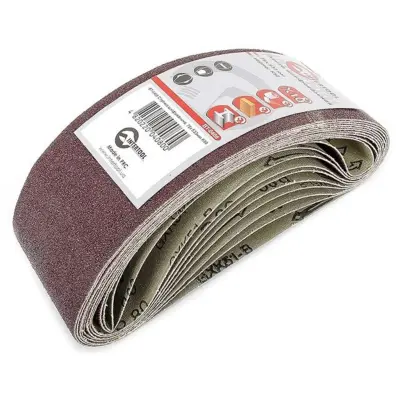 Шлифовальная лента 75 × 533 мм, зерно 80, 10 шт.