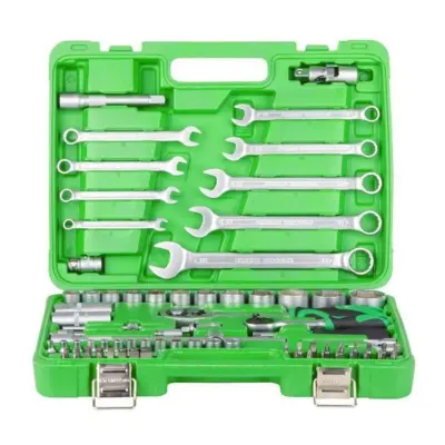 Набор инструментов 1/2" и 1/4", 82 предмета, INTERTOOL