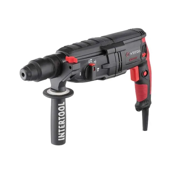 Перфоратор INTERTOOL 1000 Вт, 3,2 Дж, 3 режима, съёмный быстрозажимной патрон