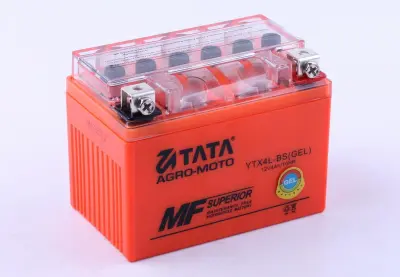 Акумулятор гелевий YTX4L-BS 12V 4Ah TATA AGRO-MOTO (114x71x88)