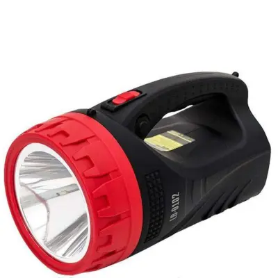 Ліхтар акумуляторний INTERTOOL 1 LED 5 Вт + 25 LED з бічною панеллю