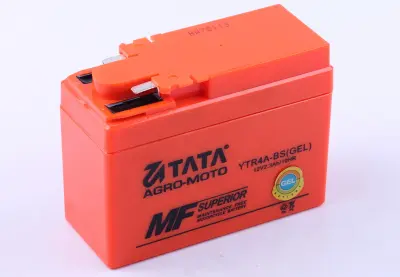 Акумулятор гелевий YTR4A-BS 12V 2,3 А·год для скутерів Honda, 115x49x86 мм