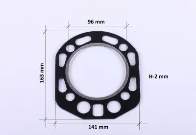 Прокладка головки циліндра мотоблока 190N (10p) AMG-2