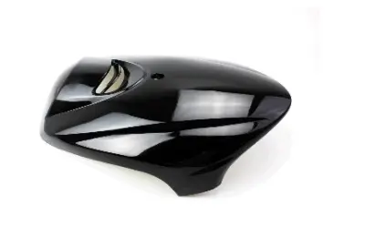 Передний верхний пластик («клюв») Yamaha JOG SA36J/39J черный KOMATCU