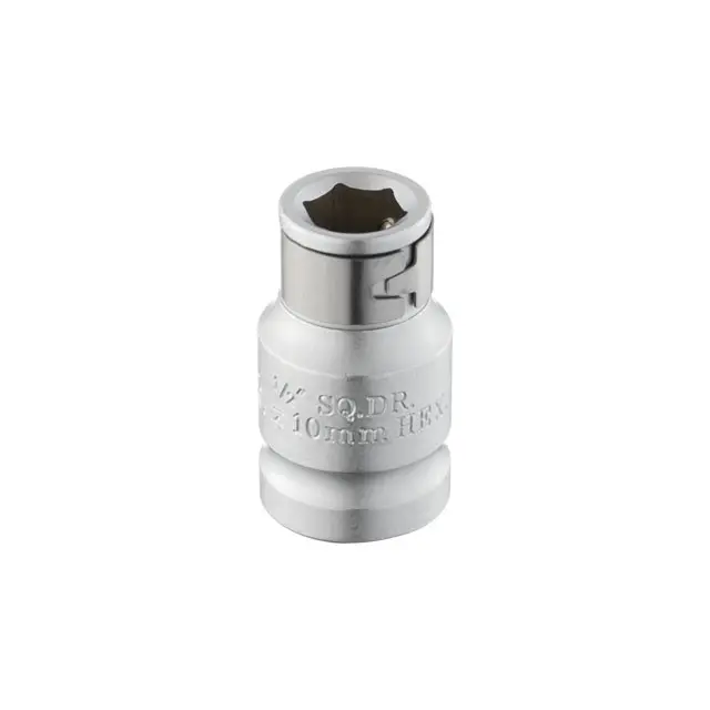 Переходник с квадрата 1/2″ на шестигранник 10 мм, CrV