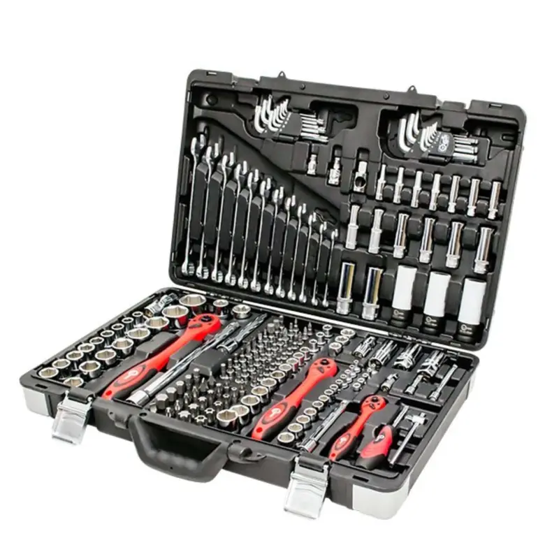 Професійний набір інструментів INTERTOOL, 176 предметів, 1/4″, 3/8″, 1/2″