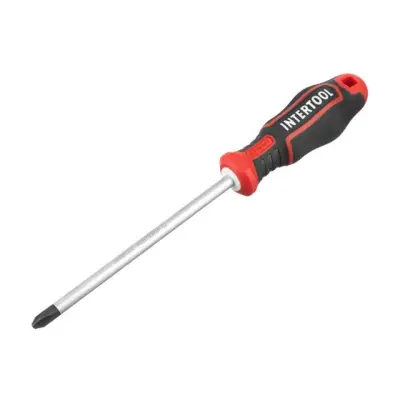 Викрутка хрестова INTERTOOL PH3 × 150 мм, сталь S2, STORM