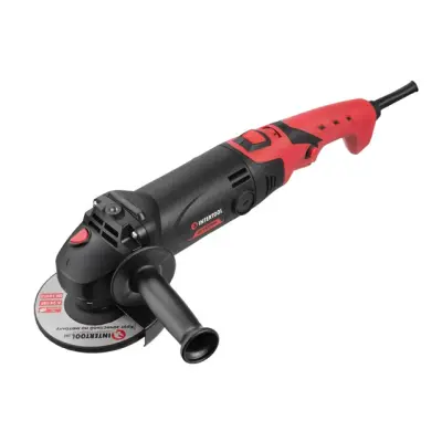Кутова шліфмашина INTERTOOL 1200 Вт, 125 мм, 5000–12000 об/хв, поворотна рукоятка