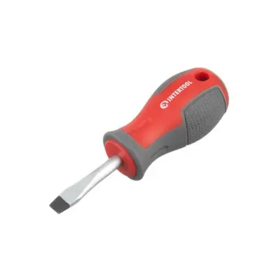 Отвертка шлицевая INTERTOOL SL6.0 × 38 мм, CR-V