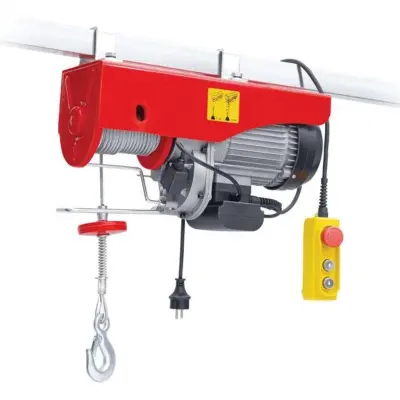 Лебідка електрична INTERTOOL 220/230 В, 900 Вт, 250/500 кг, трос 4,2 мм × 12 м