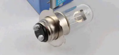 Лампа фари P15D-25-3 (3 вуса) 12V 35W/35W біла OLN