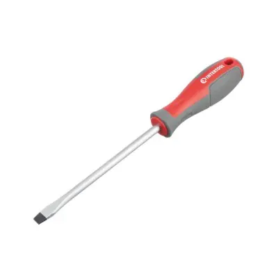 Отвертка шлицевая INTERTOOL SL8.0×150 мм, CR-V