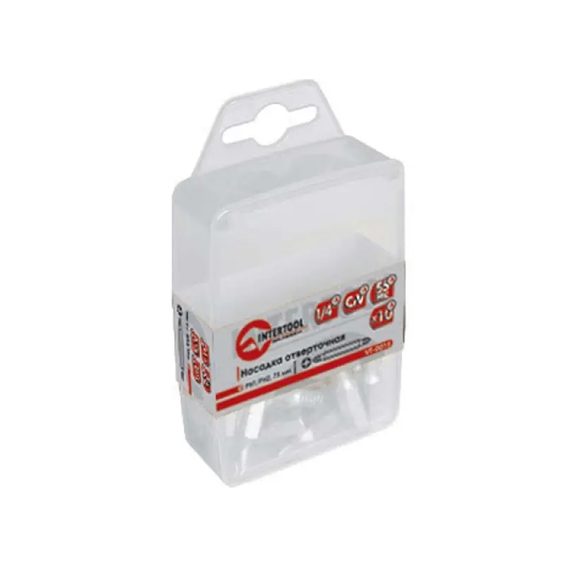 Набір біт для викруток PZ0, 1/4″ × 25 мм, 25 шт.