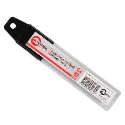 Леза сегментні 25 мм INTERTOOL, комплект 10 шт.