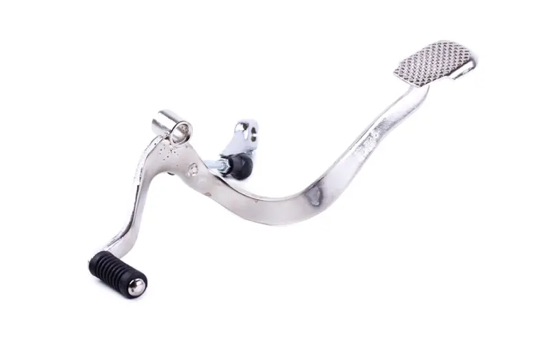 Ножка переключения передач 4T CB125/150 с тягой, хромированная (тип 2)