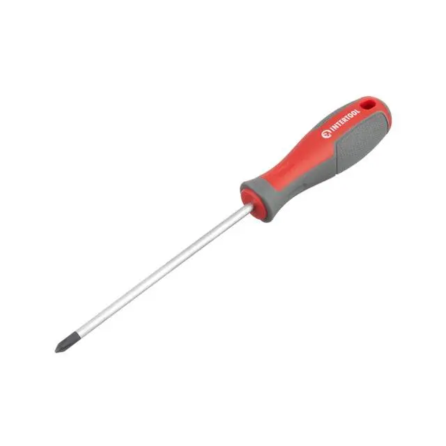 Отвертка крестовая INTERTOOL PH1 × 125 мм, CR-V