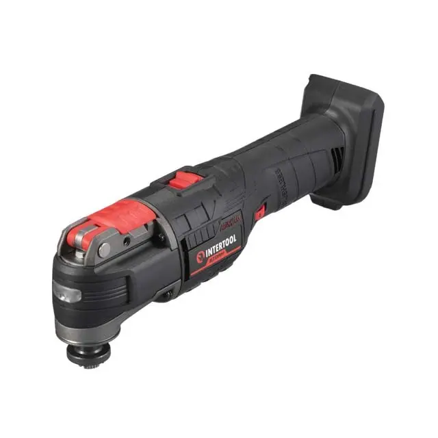 Реноватор акумуляторний INTERTOOL 20 В, безщітковий, кут осциляції 3,2°, без АКБ і зарядного пристрою