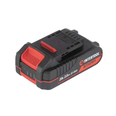 Акумулятор INTERTOOL STORM 20 В Li-ion 2,0 А·год з індикатором заряду