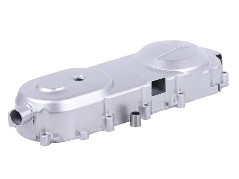 Кришка варіатора 4T GY6 50 139QMB, 12 колесо, срібляста TTG AMG-2