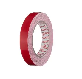 Лента клейкая двухсторонняя универсальная INTERTOOL 19 мм × 5 м × 1 мм, белая, вспененный полиэтилен