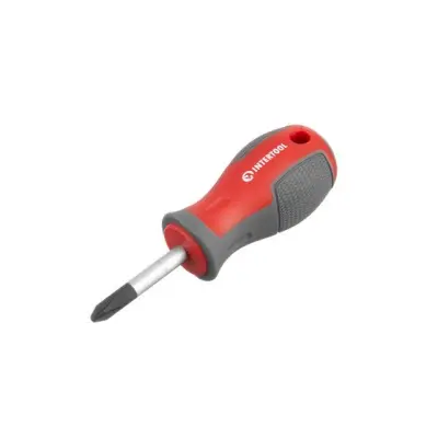 Отвертка крестовая INTERTOOL PH2 × 38 мм, CR-V