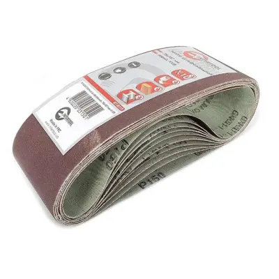 Лента шлифовальная 75×457 мм P150 INTERTOOL, 10 шт.