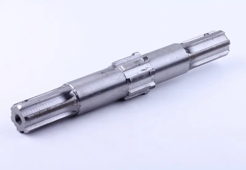 Вал вторичный редуктора фрезы мотоблока 195N (12 л.с.), Z-6, L-270 мм