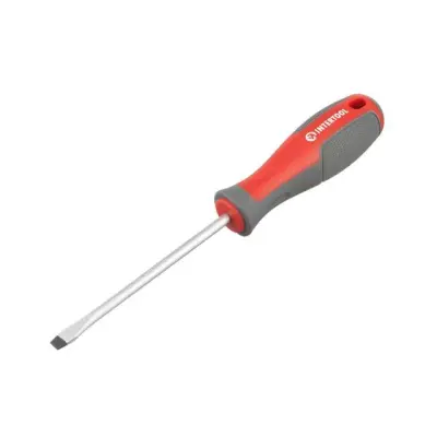 Отвертка шлицевая INTERTOOL SL5.0 × 100 мм, CR-V