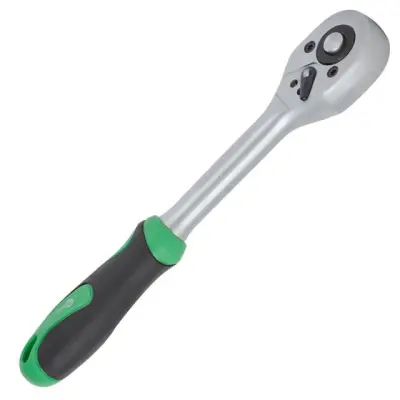 Рукоятка-трещотка 3/8″ на 72 зуба, Cr-V