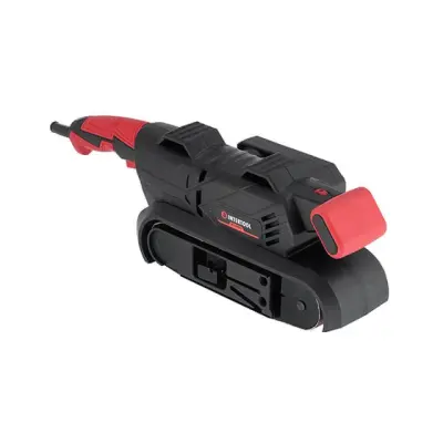 Стрічкова шліфмашина INTERTOOL 900 Вт, 200–400 м/хв, стрічка 76×533 мм