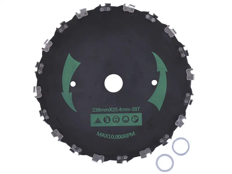 Нож для мотокосы цепной 20T AMG, 230 × 25,4 мм