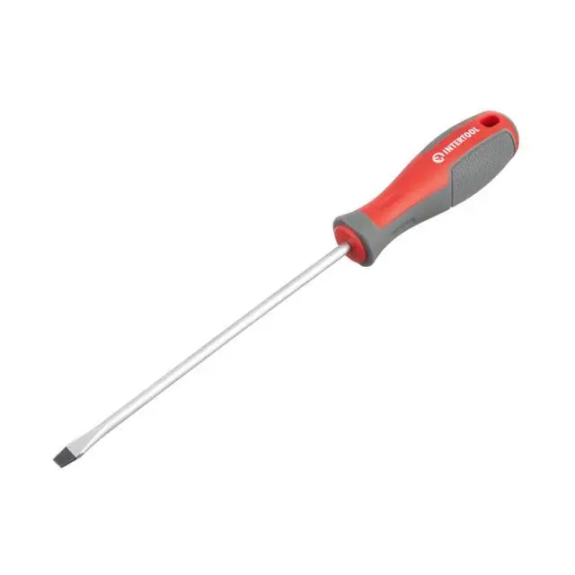 Отвертка шлицевая INTERTOOL SL5.0×150 мм, CR-V