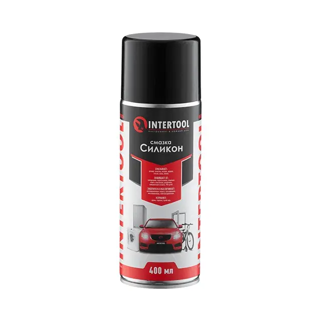 Силиконовая смазка INTERTOOL, аэрозоль 400 мл