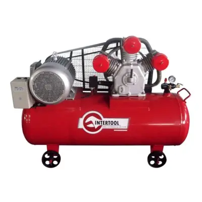 Компресор поршневий INTERTOOL, 300 л, 11 кВт, 380 В, 8 атм, 1600 л/хв, 3 циліндри