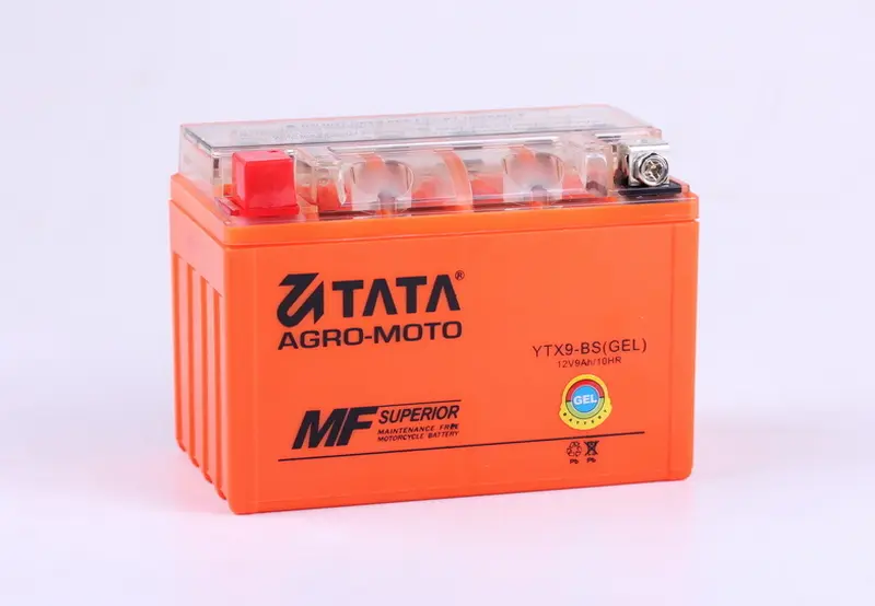 Аккумулятор гелевый TATA AGRO-MOTO YTX9-BS 12V 9Ah 151x86x106 мм