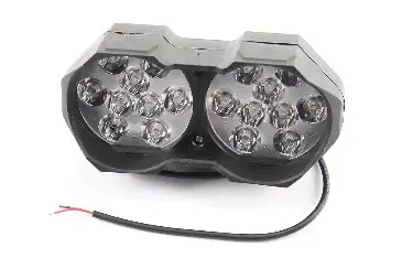 Фара дополнительная светодиодная 18 LED, 146×62 мм, влагозащитная, с креплением