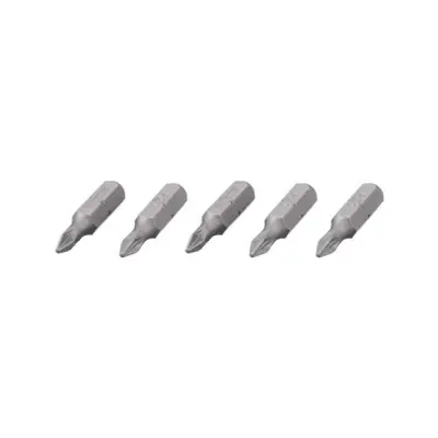 Комплект викруткових біт PZ1 1/4″ × 25 мм, ACR, S2, 5 шт., STORM