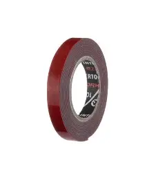 Лента двусторонняя AUTO FIX STORM INTERTOOL, вспененный акрил, серая, 9 мм × 2 м × 1 мм