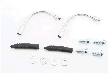 Комплект направляющих троса V-Brake с пыльниками и крепежом на 2 колеса OEM