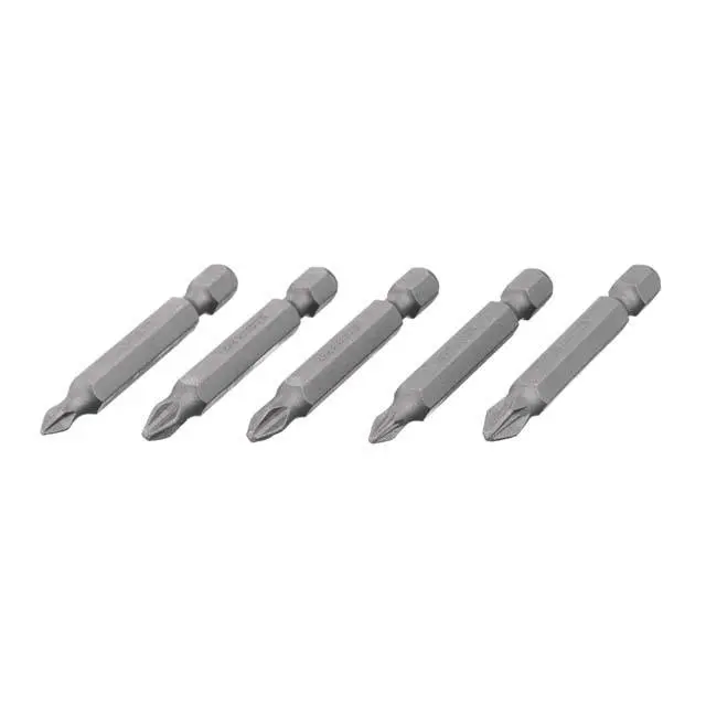 Набор отверточных бит STORM PH1, PH2, PZ1, PZ2, 1/4″ × 50 мм, S2, ACR, 5 шт.
